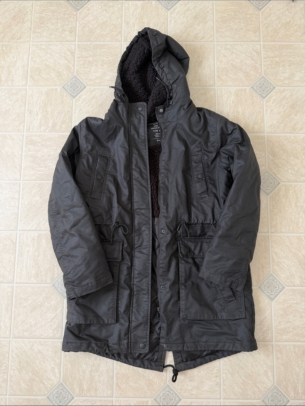 American Eagle Black Coat